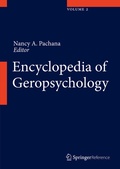 Cover: Encyclopedia of Geropsychology - Springer
