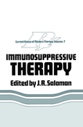 Cover: Immunosuppressive Therapy - Springer