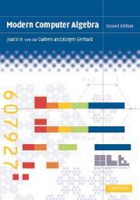 Abbildung von: Modern Computer Algebra - Cambridge University Press