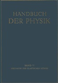 Cover: Mechanik der Elastischen K&ouml;rper - Springer