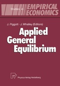 Cover: Applied General Equilibrium - Physica