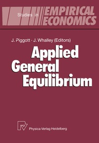 Enlarge image Cover: Applied General Equilibrium - Physica