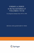 Cover: Formula Index to the Second Edition of Volume I to III - Springer