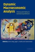 Cover: Dynamic Macroeconomic Analysis - Cambridge University Press