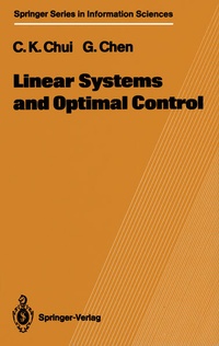 Enlarge image Cover: Linear Systems and Optimal Control - Springer