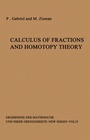 Cover: Calculus of Fractions and Homotopy Theory - Springer