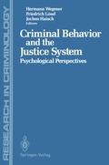 Cover: Criminal Behavior and the Justice System - Springer