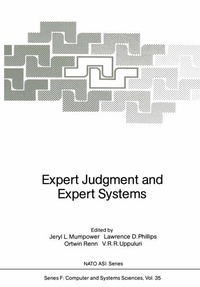 Enlarge image Cover: Expert Judgment and Expert Systems - Springer