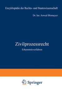 Abbildung von: Zivilprozessrecht - Springer