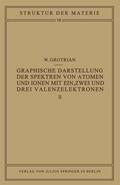 Cover: Graphische Darstellung der Spektren von Atomen und Ionen mit ein, zwei und drei Valenzelektronen - Springer