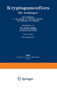 Enlarge image Cover: Die Laubmoose - Springer