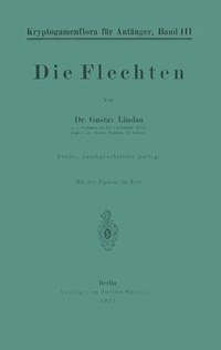 Abbildung von: Die Flechten - Springer