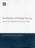 Cover: Small Business and Strategic Sourcing - RAND