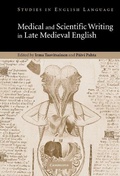 Cover: Medical and Scientific Writing in Late Medieval English - Cambridge University Press