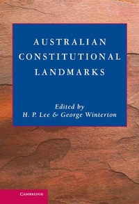 Enlarge image Cover: Australian Constitutional Landmarks - Cambridge University Press