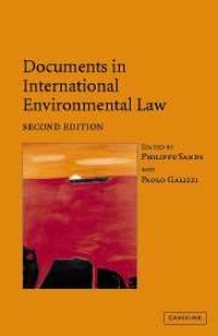 Bild: Documents in International Environmental Law - Cambridge University Press