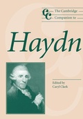 Cover: The Cambridge Companion to Haydn - Cambridge University Press