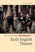 Cover: The Cambridge Introduction to Early English Theatre - Cambridge University Press