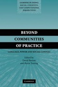 Cover: Beyond Communities of Practice - Cambridge University Press