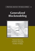 Cover: Generalized Blockmodeling - Cambridge University Press