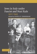 Cover: Jews in Italy under Fascist and Nazi Rule, 1922-1945 - Cambridge University Press