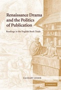 Cover: Renaissance Drama and the Politics of Publication - Cambridge University Press