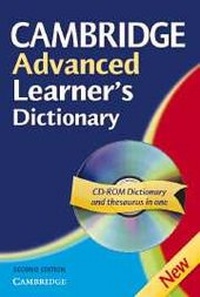 Enlarge image Cover: Cambridge Advanced Learner's Dictionary Hardback with CD ROM - Cambridge University Press