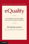 Cover: eQuality - Cambridge University Press