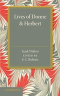 Cover: Lives of Donne and Herbert - Cambridge University Press