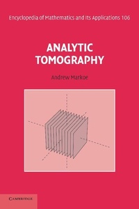 Enlarge image Cover: Analytic Tomography - Cambridge University Press