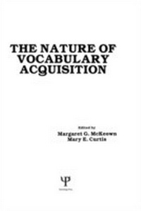Abbildung von: The Nature of Vocabulary Acquisition - Psychology Press Ltd