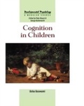 Cover: Cognition In Children - Psychology Press Ltd