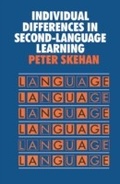 Cover: Individual Differences in Second Language Learning - Routledge