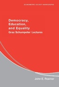 Cover: Democracy, Education, and Equality - Cambridge University Press