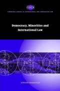 Cover: Democracy, Minorities and International Law - Cambridge University Press