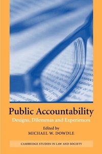 Enlarge image Cover: Public Accountability - Cambridge University Press