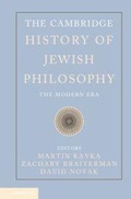 Cover: The Cambridge History of Jewish Philosophy - Cambridge University Press