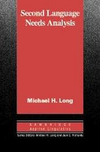 Enlarge image Cover: Second Language Needs Analysis - Cambridge University Press