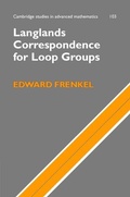 Cover: Langlands Correspondence for Loop Groups - Cambridge University Press