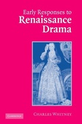 Cover: Early Responses to Renaissance Drama - Cambridge University Press