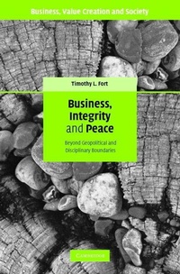 Enlarge image Cover: Business, Integrity, and Peace - Cambridge University Press