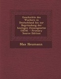 Cover: Geschichte Des Wuchers in Deutschland Bis Zur Begrundung Der Heutigen Zinsengesetze (1654). - Nabu Press