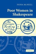 Cover: Poor Women in Shakespeare - Cambridge University Press