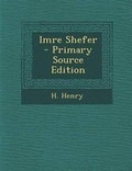 Cover: Imre Shefer - Nabu Press