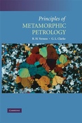 Cover: Principles of Metamorphic Petrology - Cambridge University Press