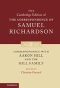 Cover: Correspondence with Aaron Hill and the Hill Family - Cambridge University Press
