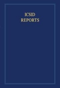 Enlarge image Cover: ICSID Reports - Cambridge University Press