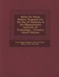 Cover: Notes on Steam Boilers - Nabu Press