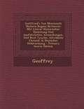 Cover: Gottfried's Von Monmouth Historia Regum Britannie - Nabu Press