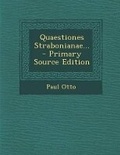 Cover: Quaestiones Strabonianae... - Primary Source Edition - Nabu Press
